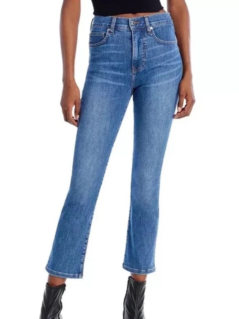Veronica Beard Women's Dark Blue Straight-Leg Jeans